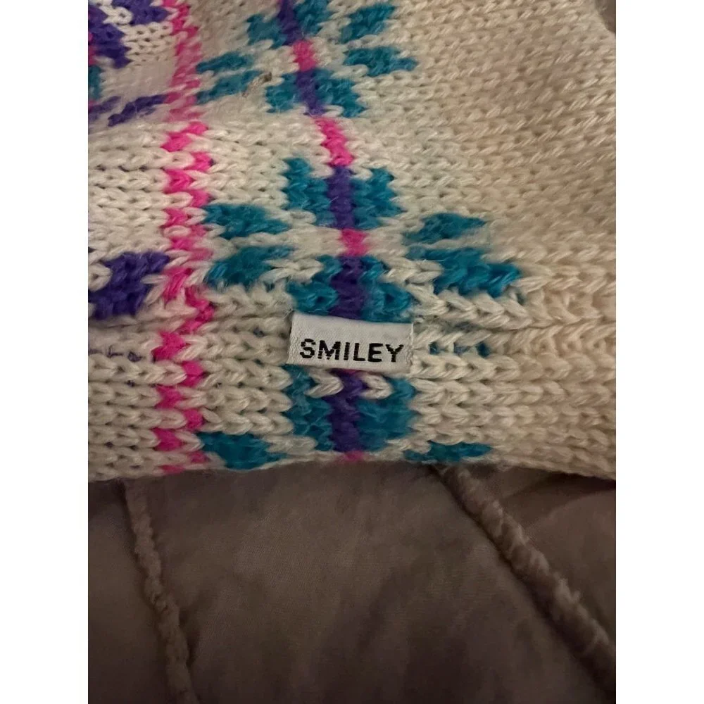 Smiley wool beanie - Picture 4 of 7